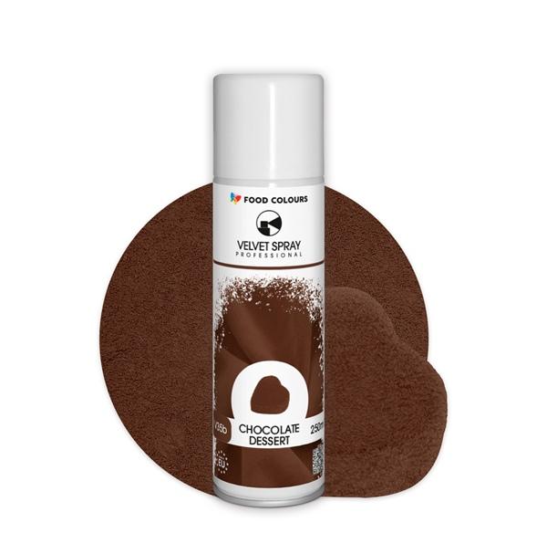 Purškiamas 250ml Velvetas CHOCOLATE  spalva 
