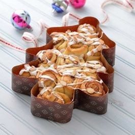 Kepimo forma popierinė 128x80x35mm Eglutė