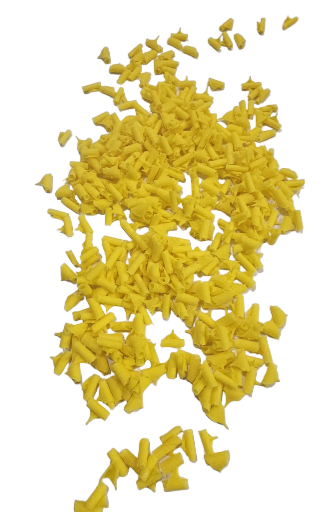 Šokoladinės geltonos drožlės 100g