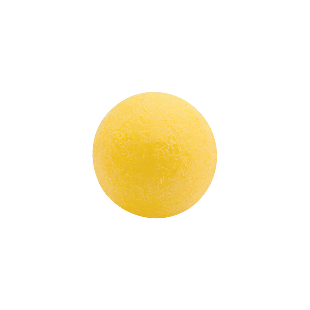 Šokoladiniai burbulai geltona spalva 2,7cm (5vnt)
