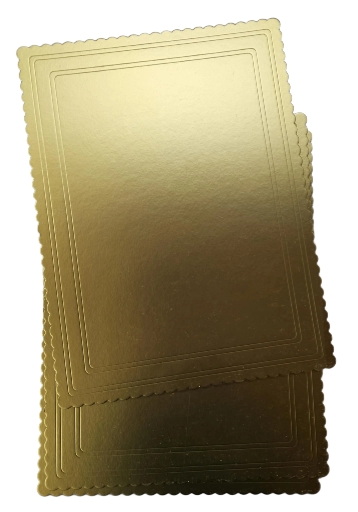 Torto padėklas auksinis 30x40cm  3mm 