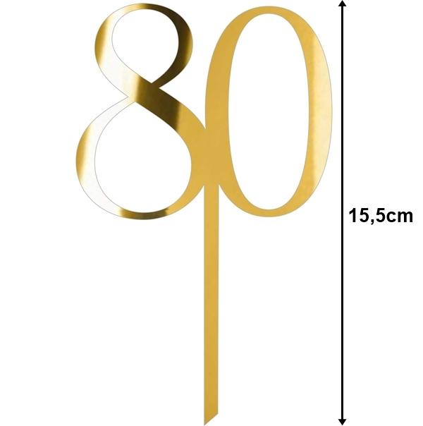 Akrilinis smeigtukas skaičius 80