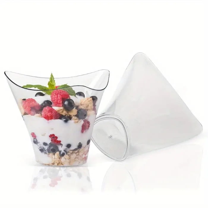 Indeliai desertu suktu krašteliu130ml/25vnt   Walcop