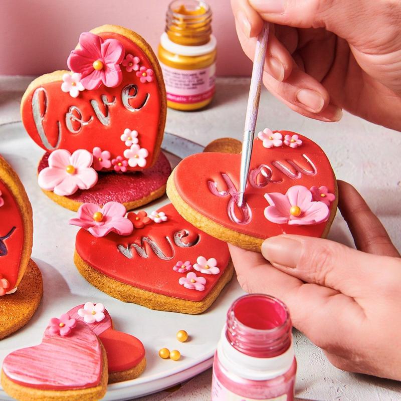 Dažai metalic/gold 30ml Fun Cakes