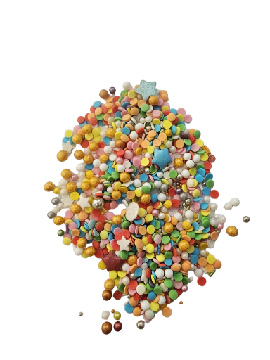 Pabarstukai cukriniai KONFETI mix 50gr