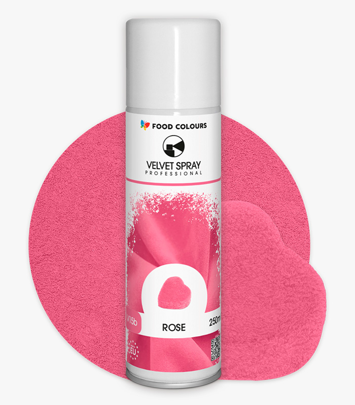Purškiamas 250ml Velvetas ROSE spalva 