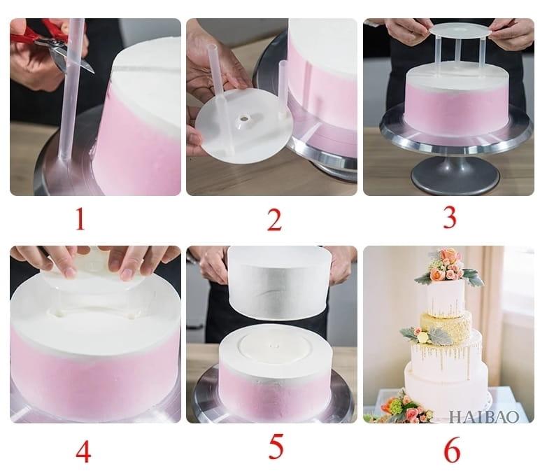 Torto atramos su padėklu 12cm (komplektas)
