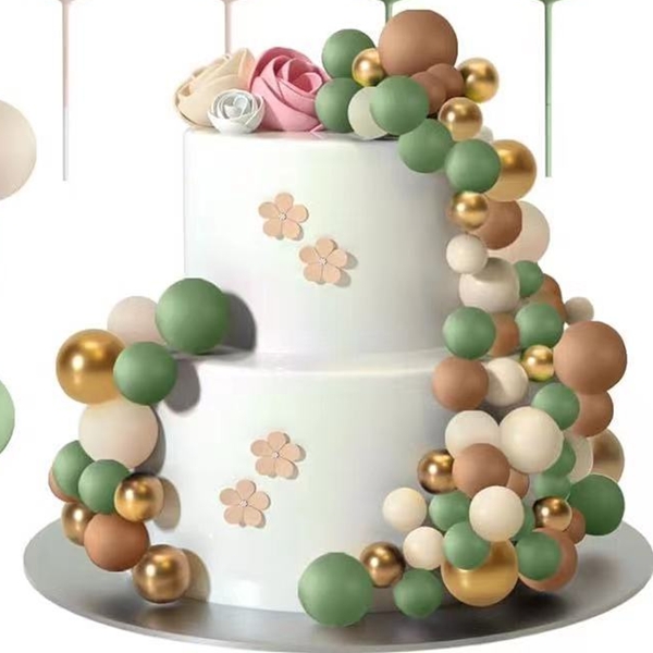 Dekoracija burbulai smėlio spalva