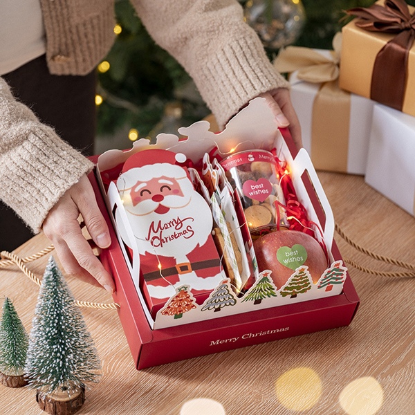 Dėžutė skaidri Kalėdinė 