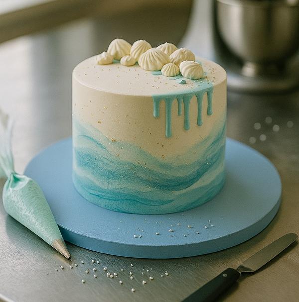  Torto padėklas mėlynas  25cm