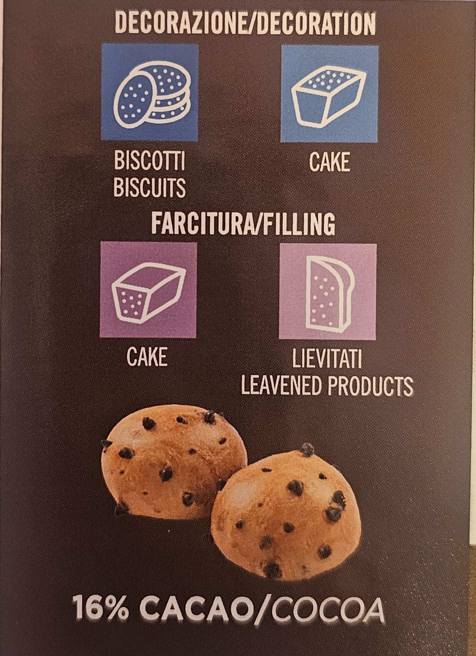 Šokolado lašeliai termostabilūs Martin Itališka kokybė