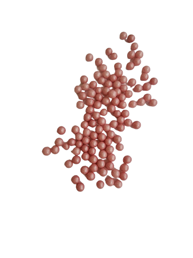 Pabarstukai Rožiniai perlai 7mm 50gr