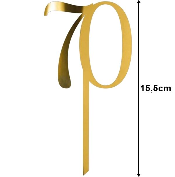 Akrilinis smeigtukas skaičius 70