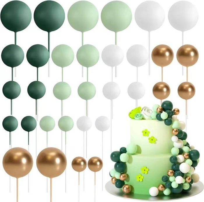 Dekoracija burbulai spalvų mix