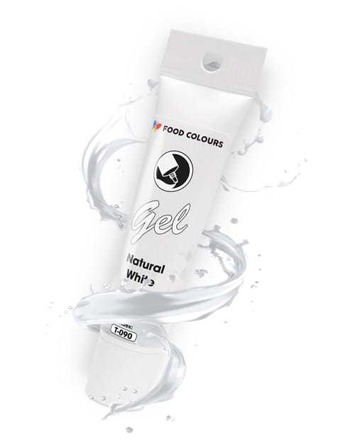 Dažai Food Colours balta spalva 30ml