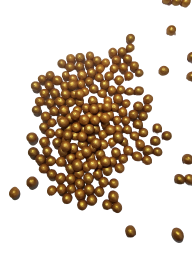 Pabarstukai Tamsaus aukso spalva 7mm 50gr
