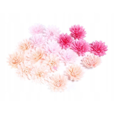 Gėlė vaflinė Astra spalvų mix (18vnt. pakuotėje)