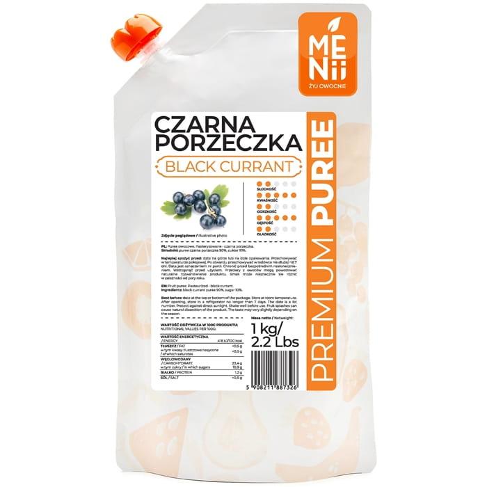 Uogų tyrė Juodųjų serbentų 1kg