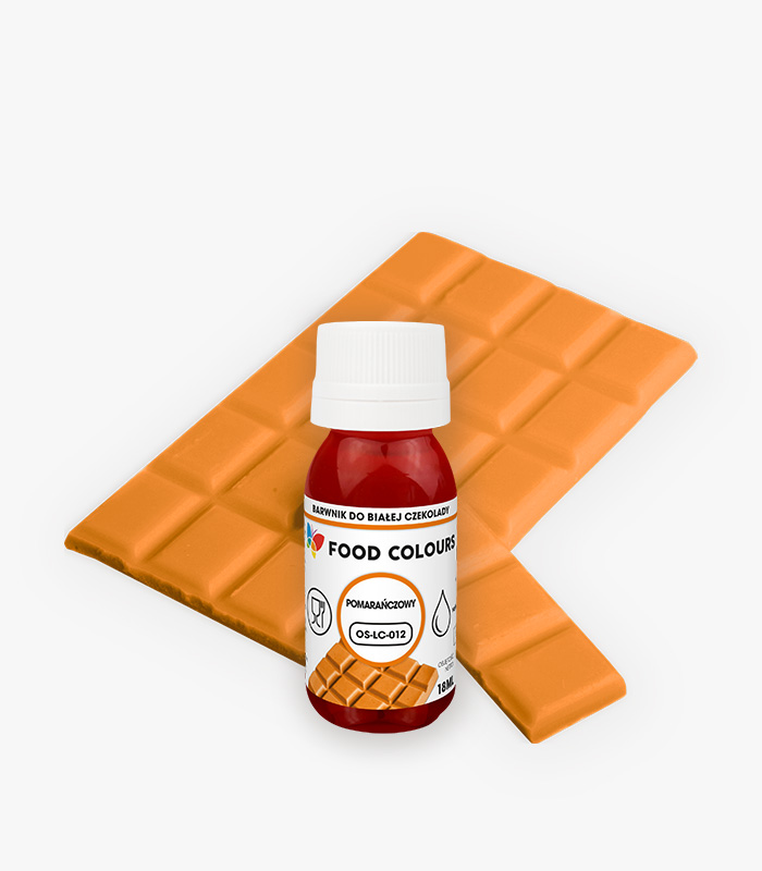 Apelsinų spalvos maistiniai dažai tirpūs riebaluose 18ml 