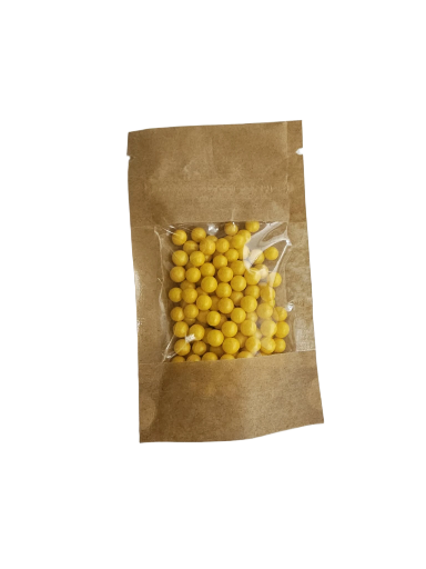 Pabarstukai Geltoni perlai 7mm 50gr