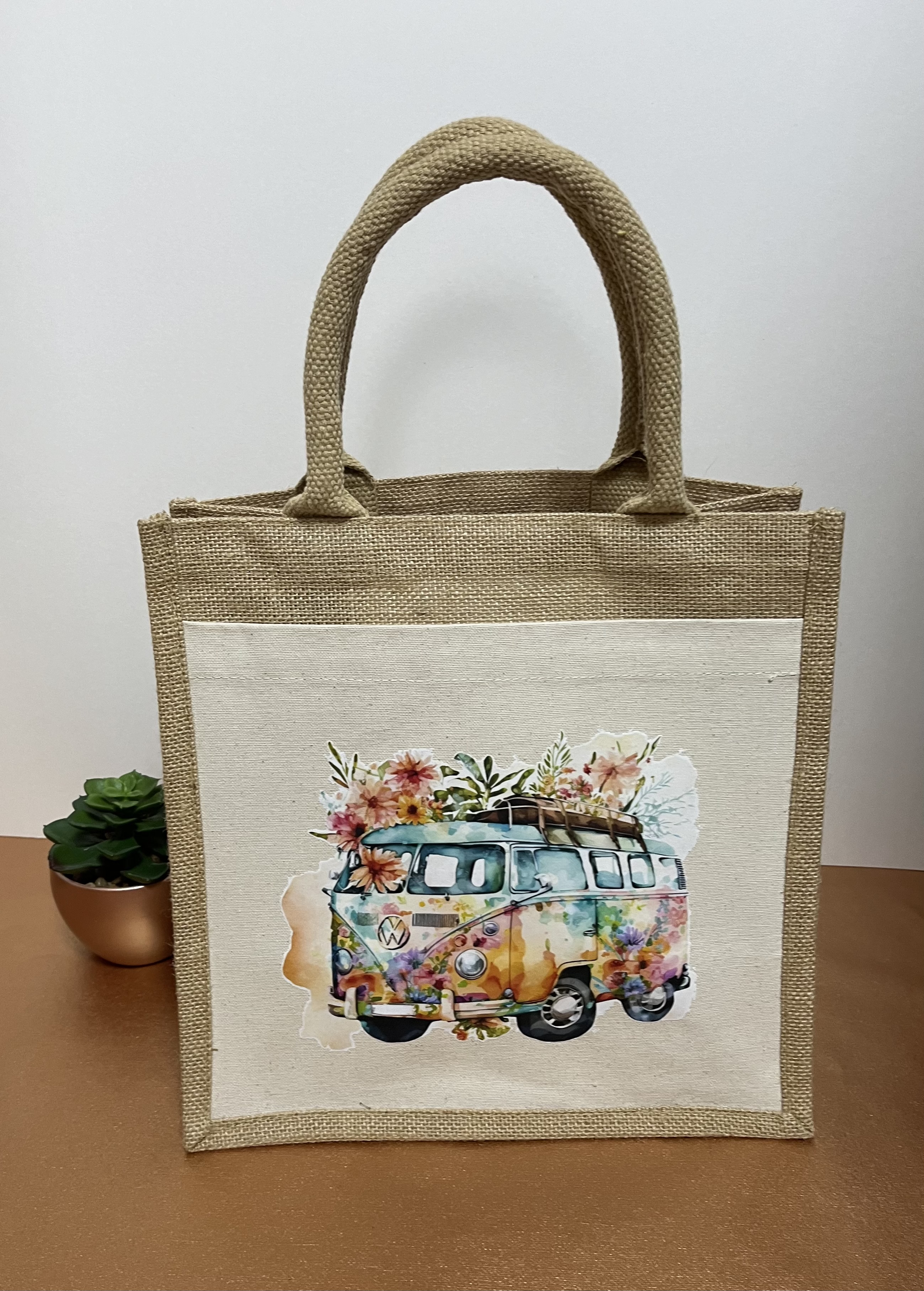 Sac en toile de jute "Combi"