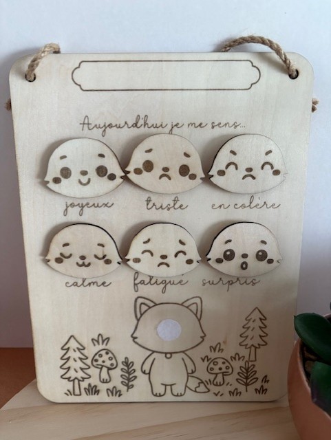 Tableau des émotions "renard"
