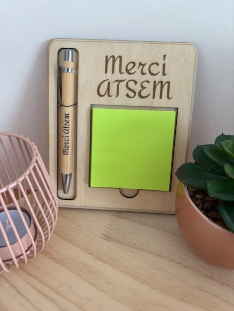 Bloc-notes "Merci atsem"