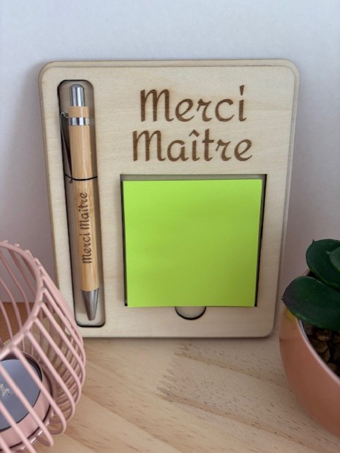 Bloc-notes "Merci maître"