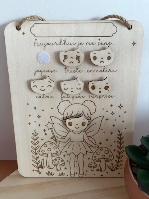 Tableau des émotions "fée"