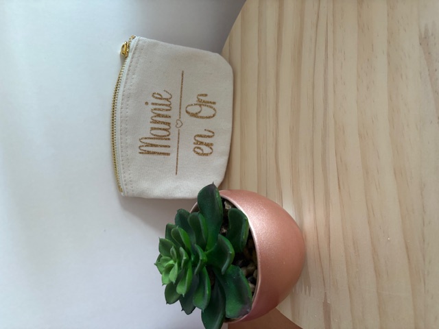 Porte monnaie "mamie en or"