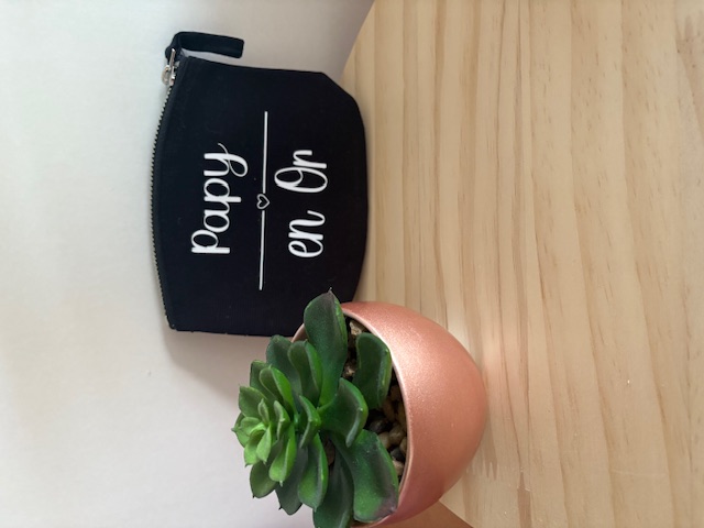 Porte monnaie "papy en or"