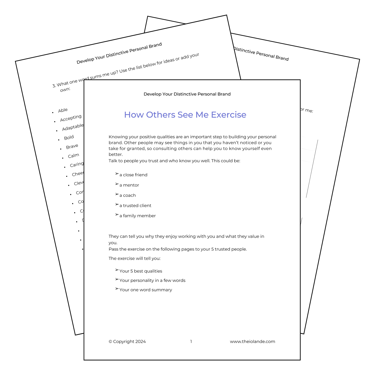 Develop Your Distinctive Personal Brand