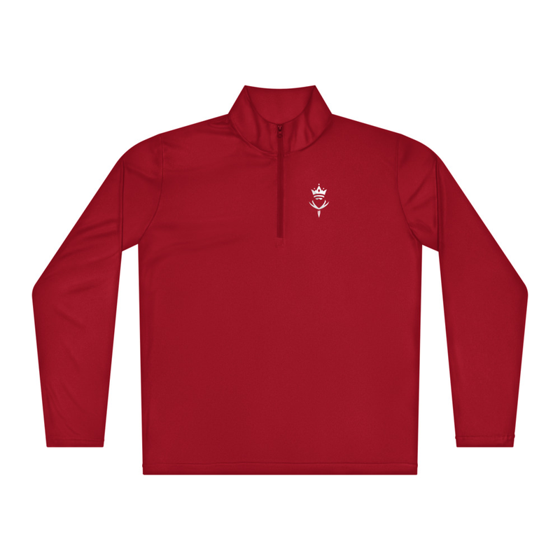 Crown-Rogue White Logo Lightweight quarter-zip
