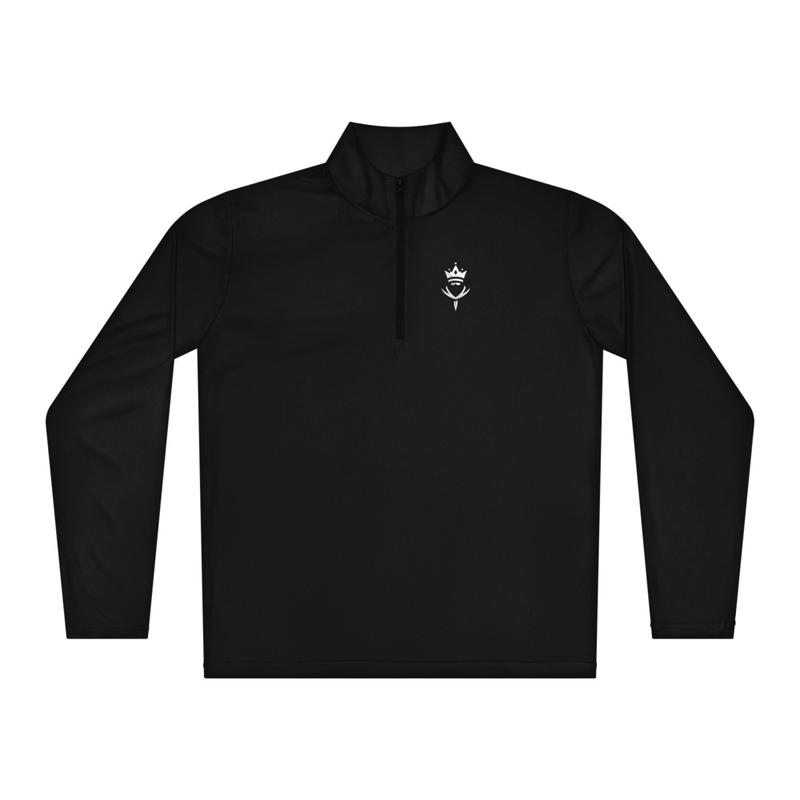 Crown-Rogue White Logo Lightweight quarter-zip