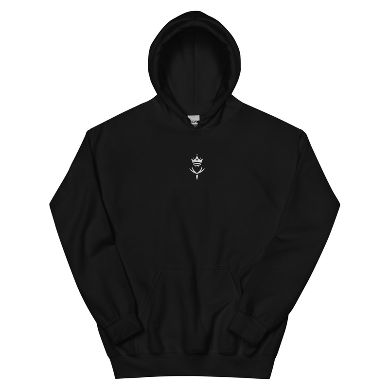 Crown-Rogue White Logo Unisex Hoodie