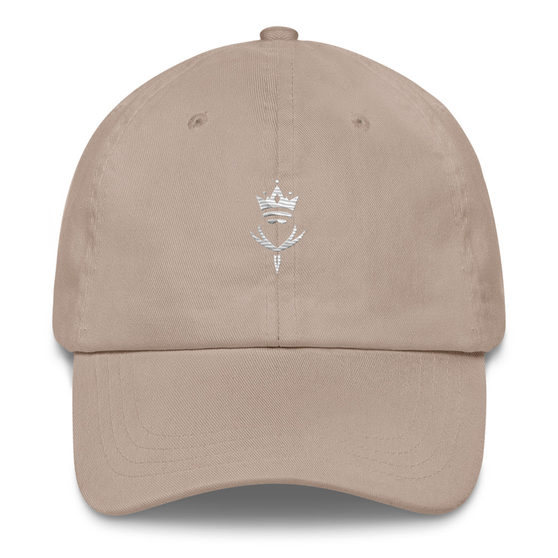 Crown-Rogue White Logo Dad hat