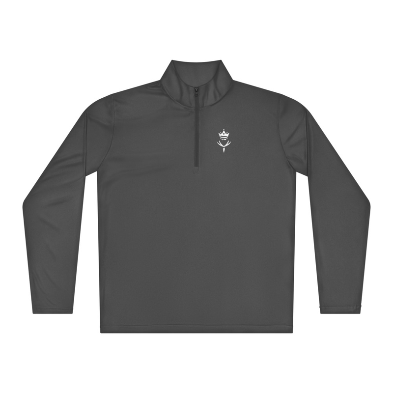 Crown-Rogue White Logo Lightweight quarter-zip