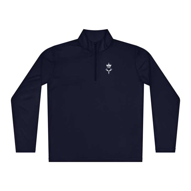 Crown-Rogue White Logo Lightweight quarter-zip