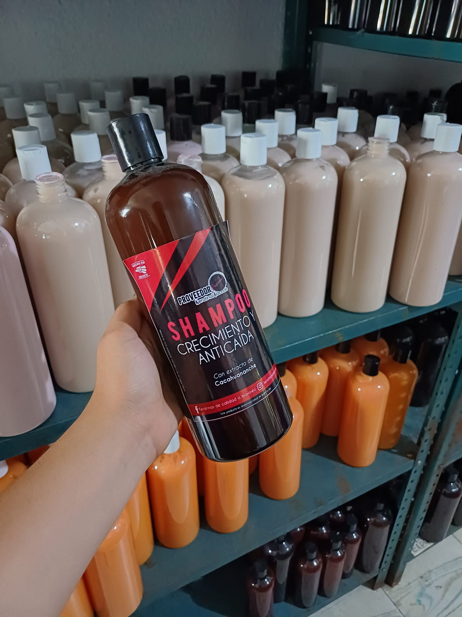 Shampoo de cremiento y anticaida 