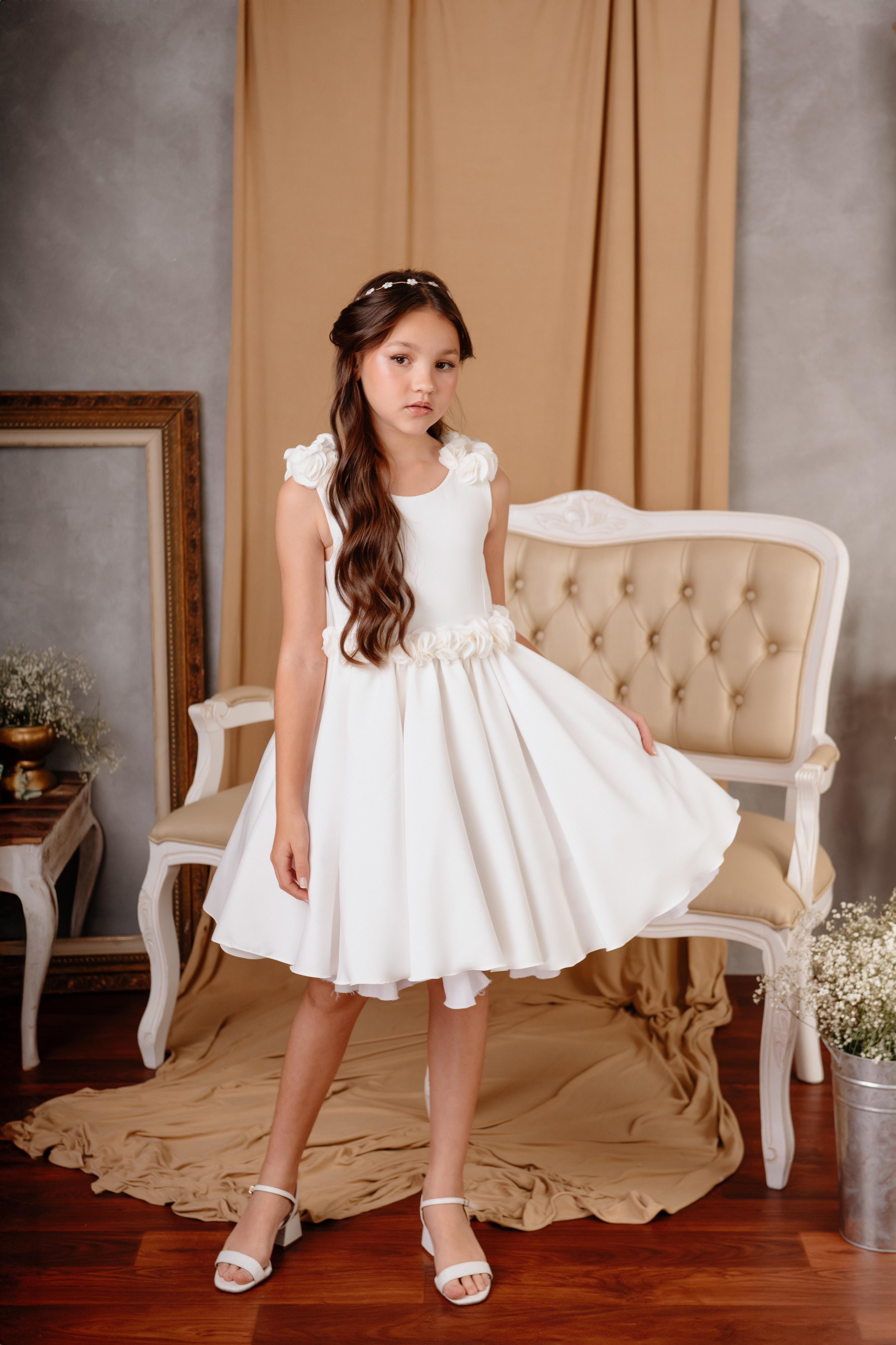 Vestido de Dama de Honra GIGI com flores