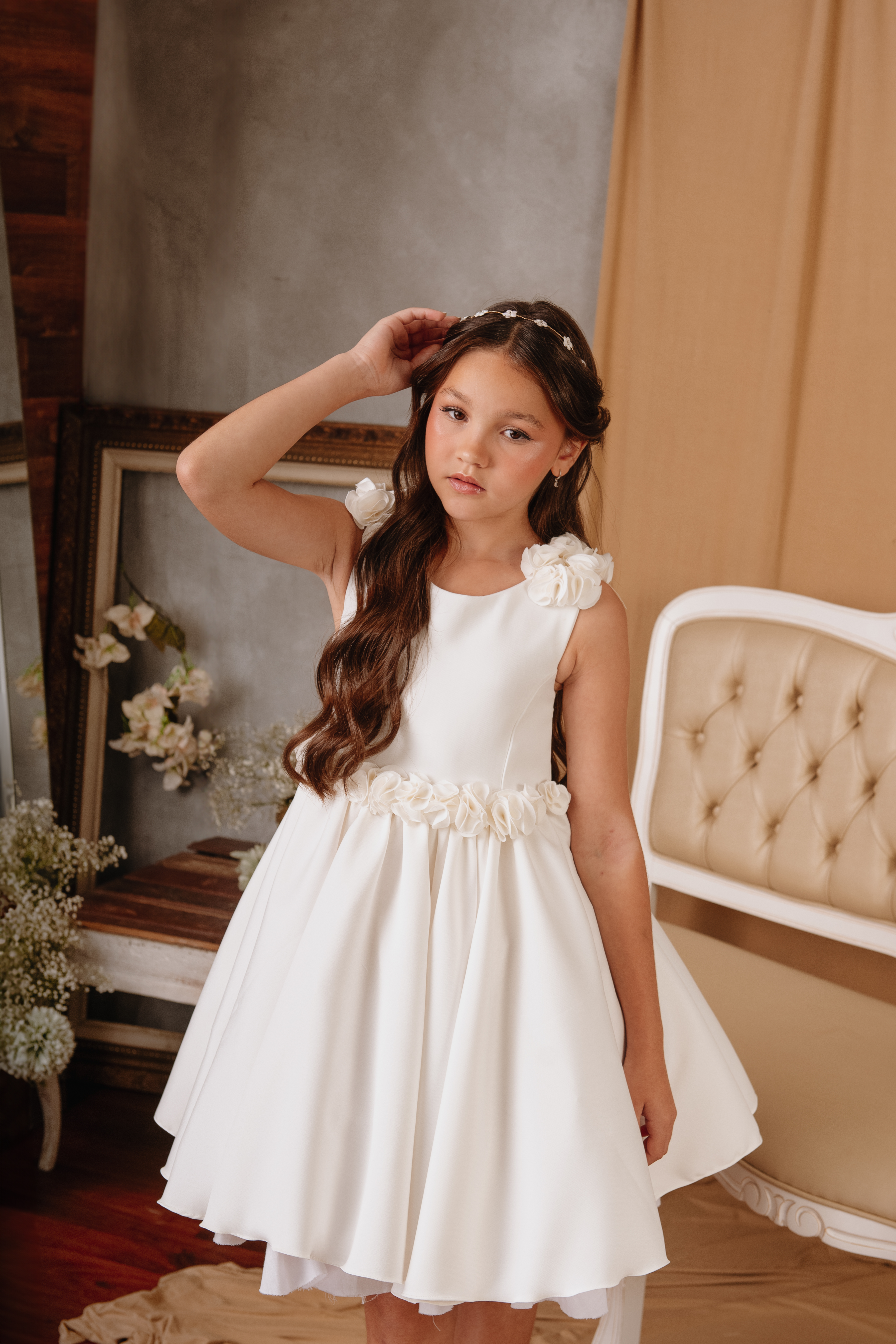 Vestido de Dama de Honra GIGI com flores