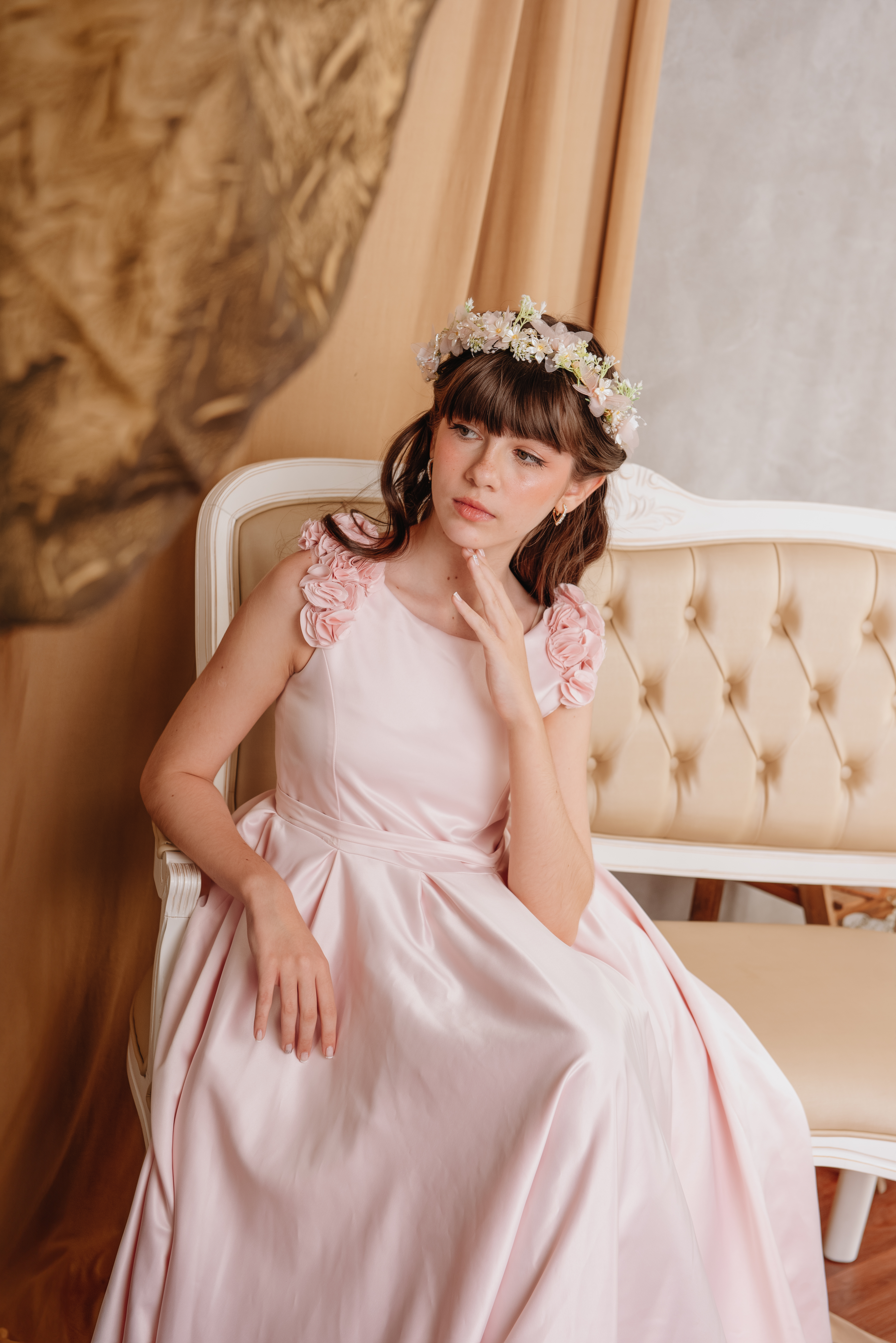 Vestido de festa infantil de gala