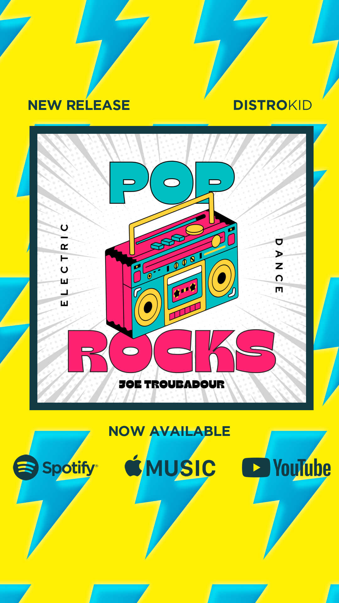 POP ROCKS: Electric Dance Hits-15 Song Album