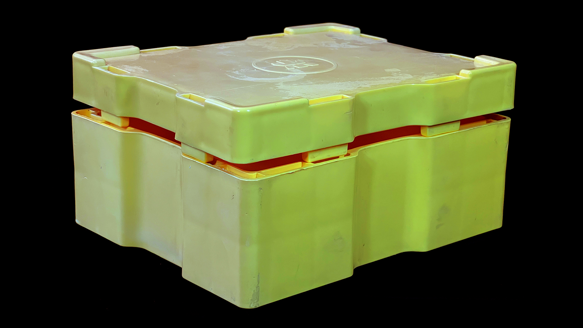 Empty Yellow Royal Canadian Mint Monster Boxes