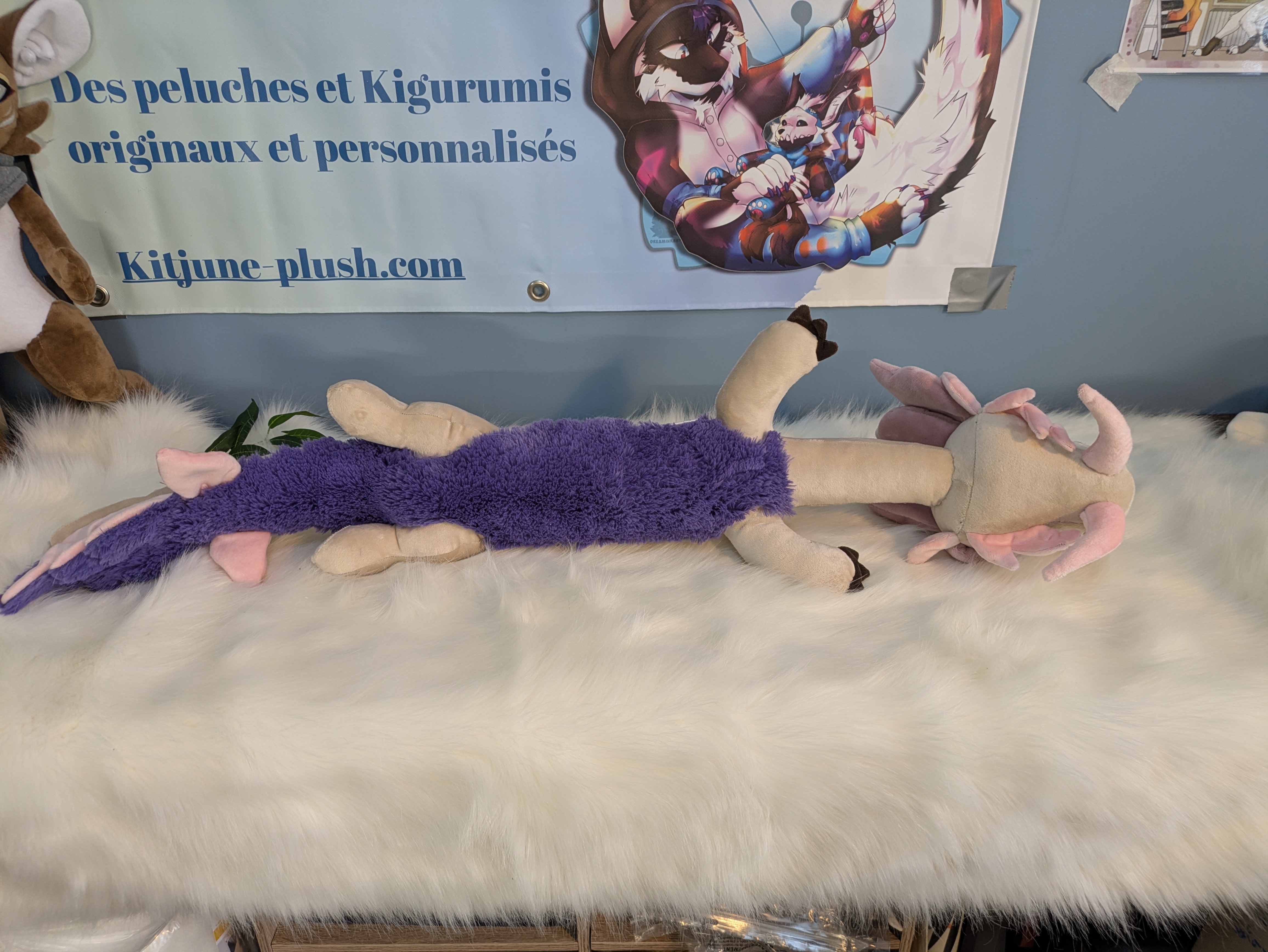 Peluche dragon Léviathan 