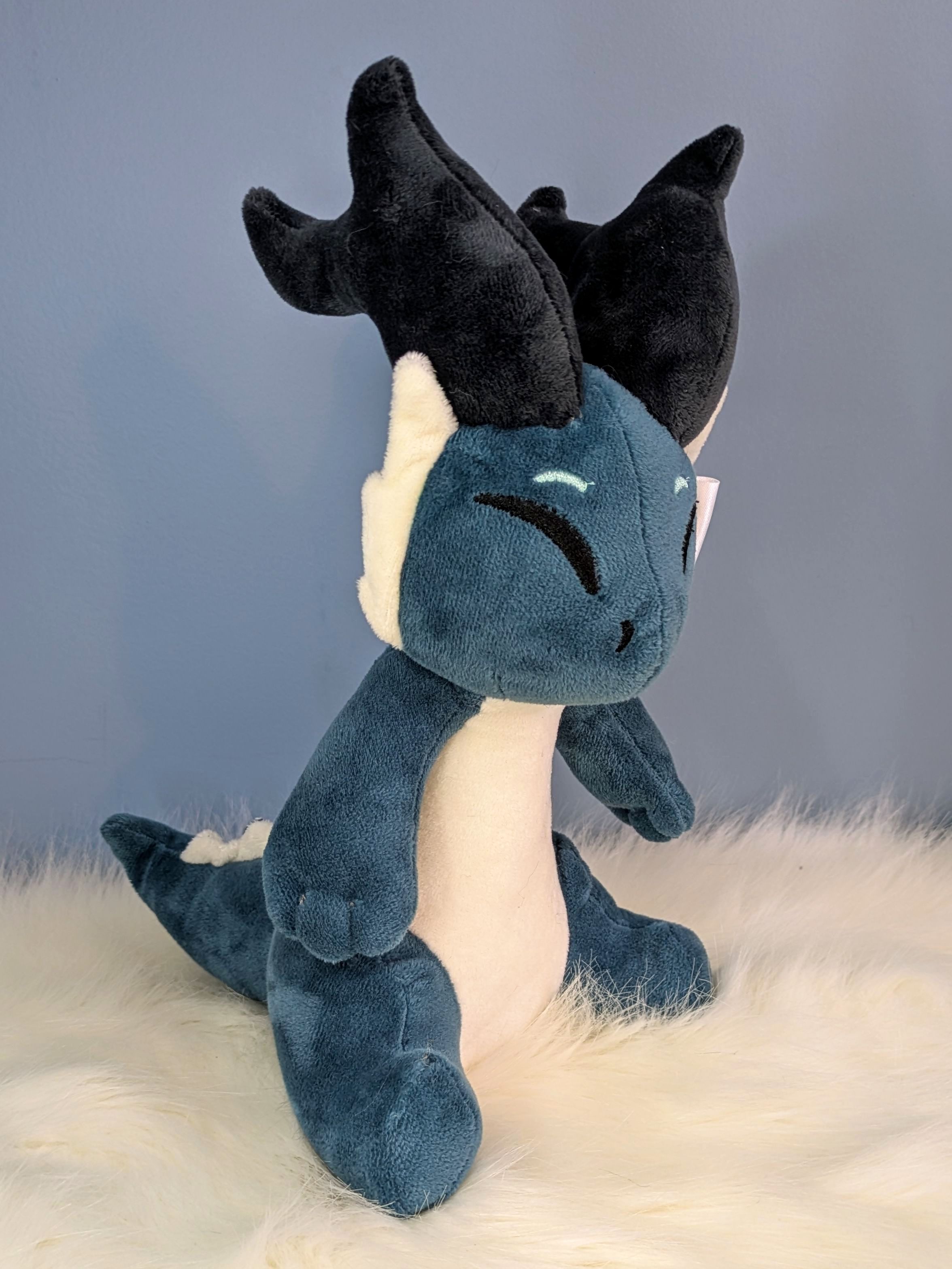 Peluche Dragon assis vert 