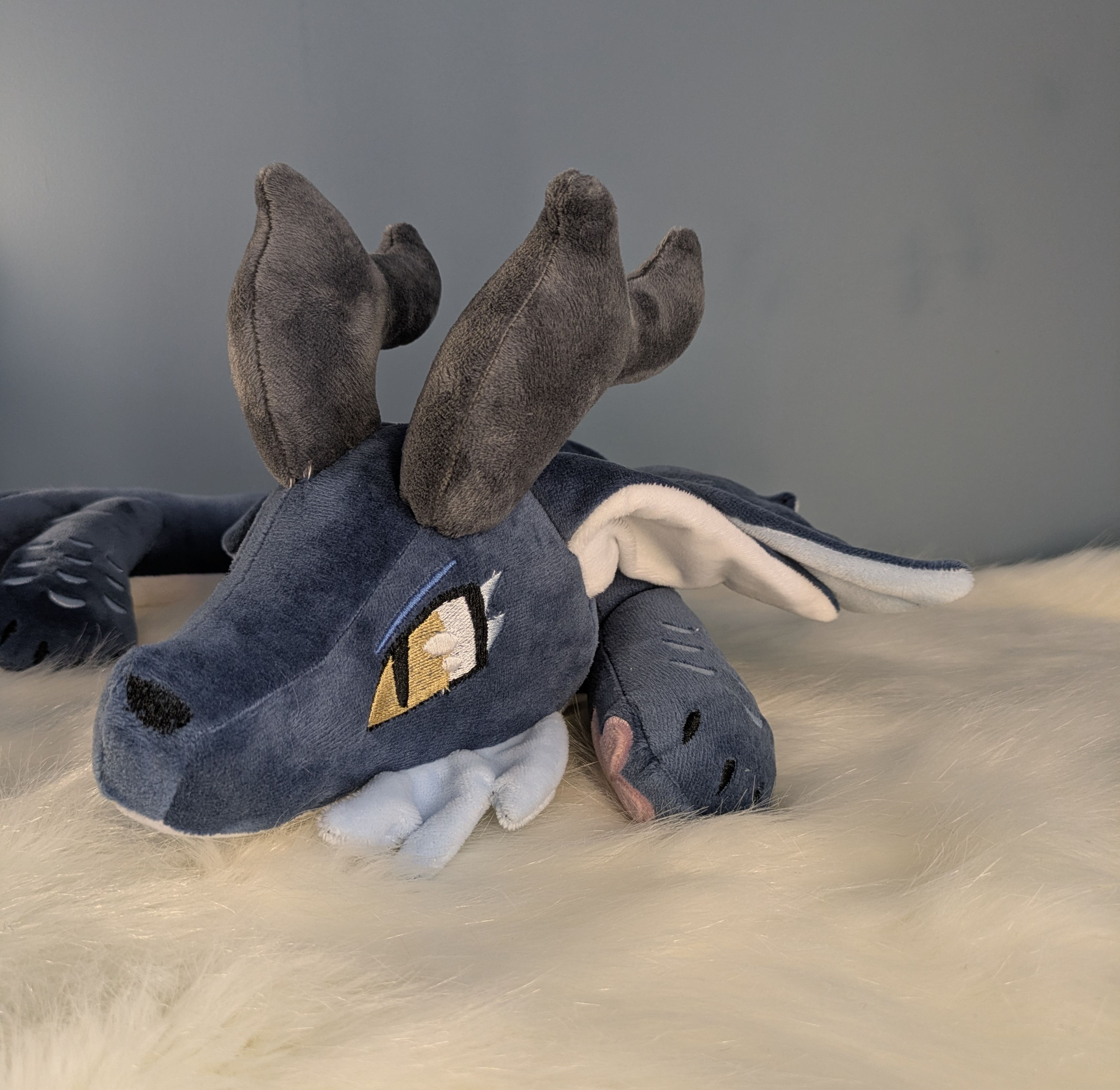 Peluche Tour de cou bleue 