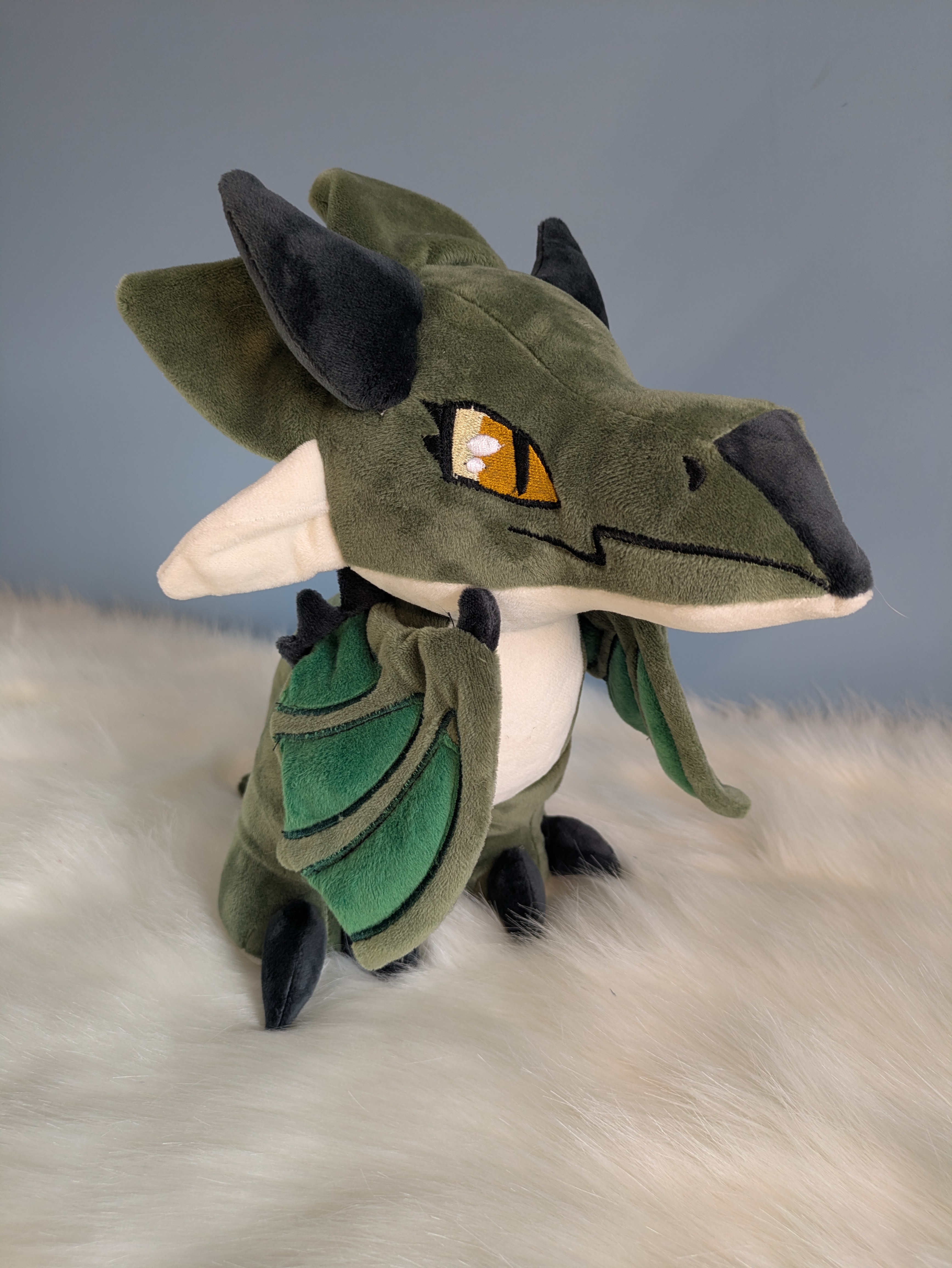 Peluche Dragon Vert 