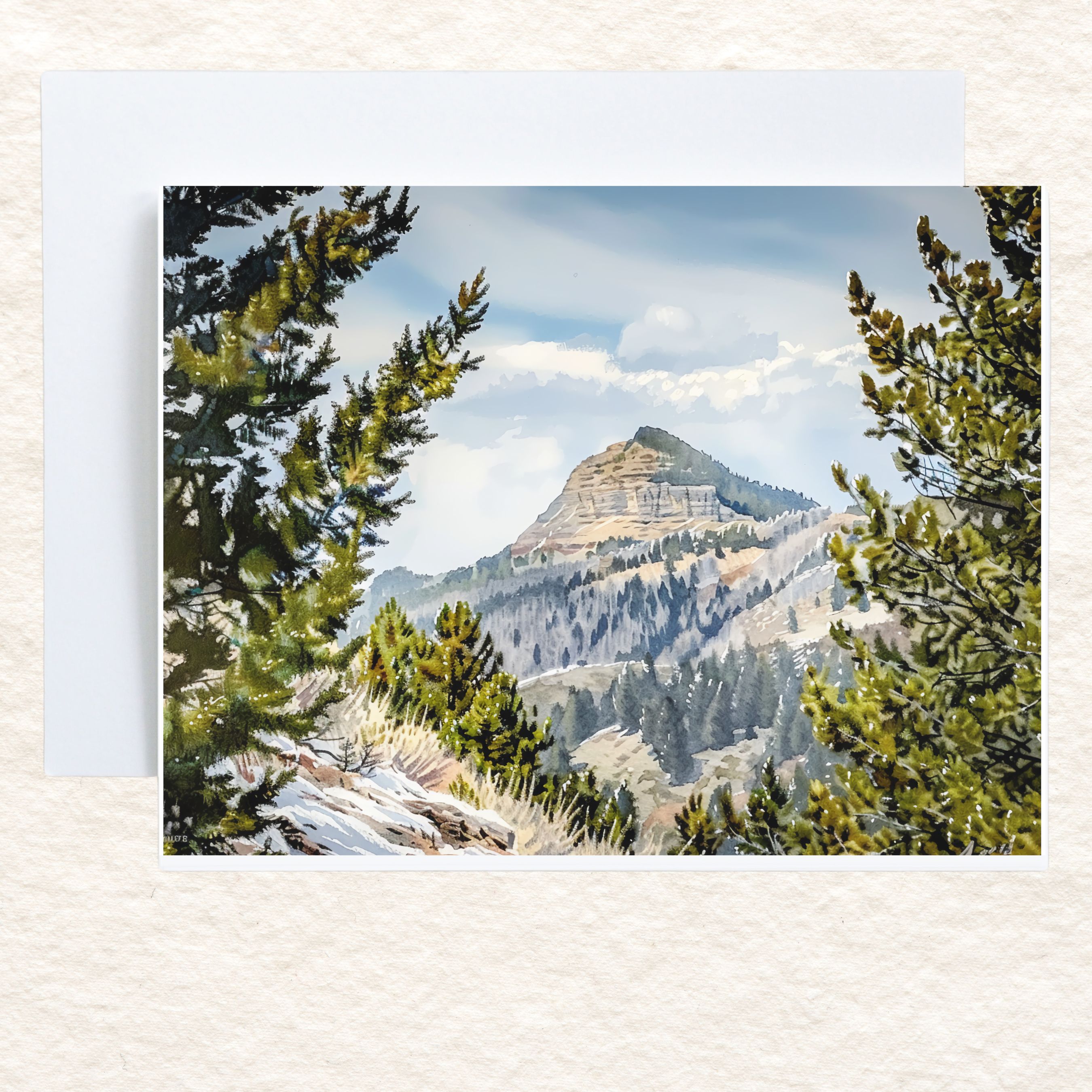 Broke Off Mountain Card, Colorado Pagosa Springs, Rocky Mountain, All Occasion Cards, Thank You, Invitation, Note Card, Greetings, Birthdays