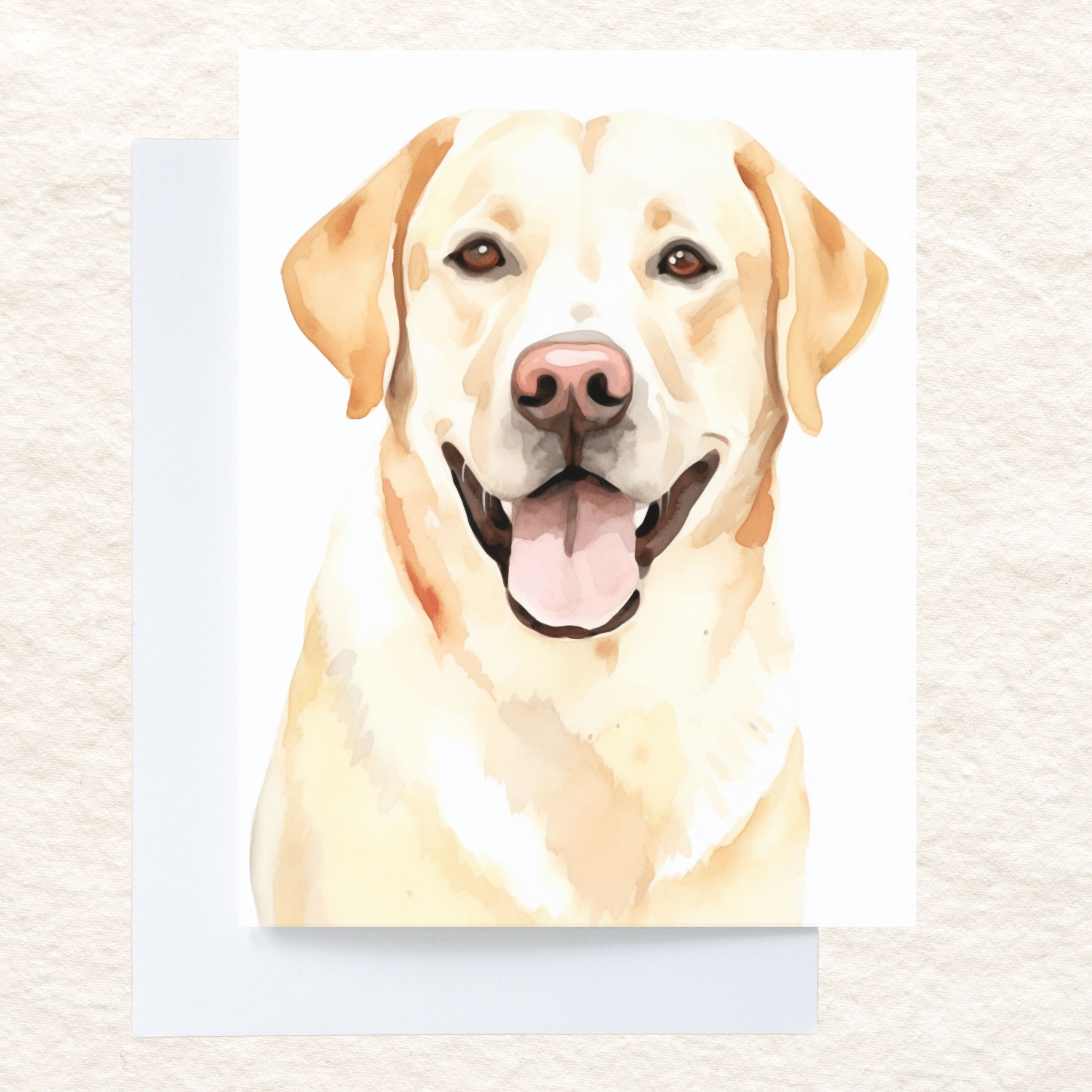 Labrador Retriever Card  Dog Lover Greeting Card, Pet Parent Note Card, Pet Parent Keepsake, Watercolor Note Card Greeting, Thank You, All Occasion, Birthday Card, Invitations